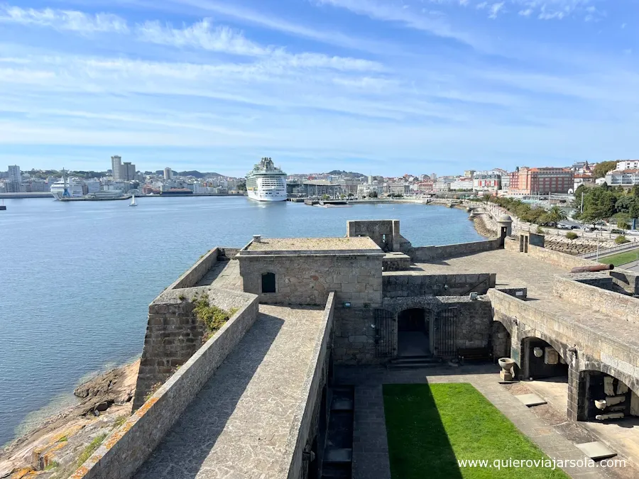 Vistas desde lo alto de la fortaleza
