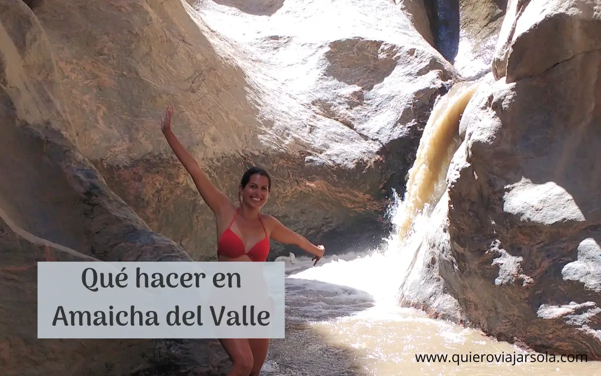 Yo en la Cascada el Remate en Amaicha del Valle