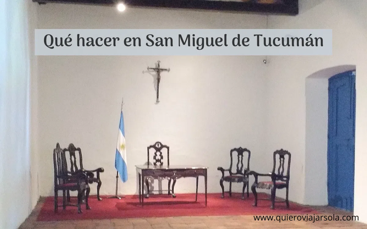 Interior de la Casa Museo de la Independencia Argentina en San Miguel de Tucumán