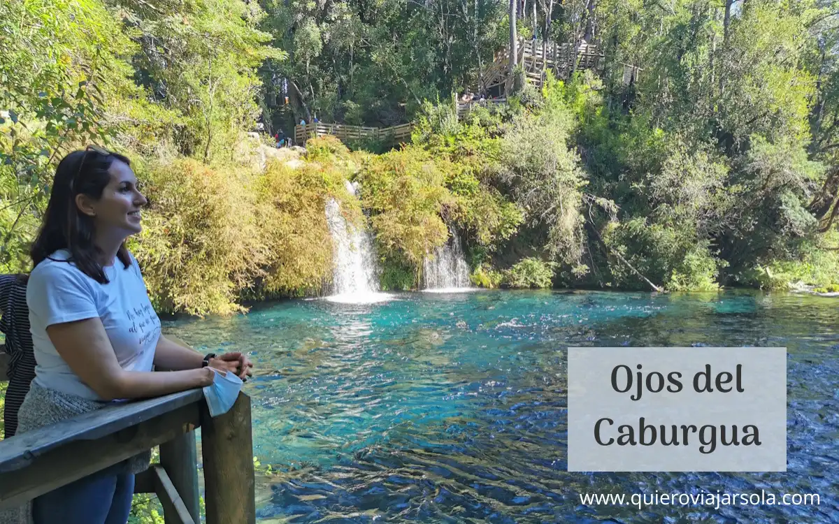 Yo disfrutando del paisaje desde las pasarelas