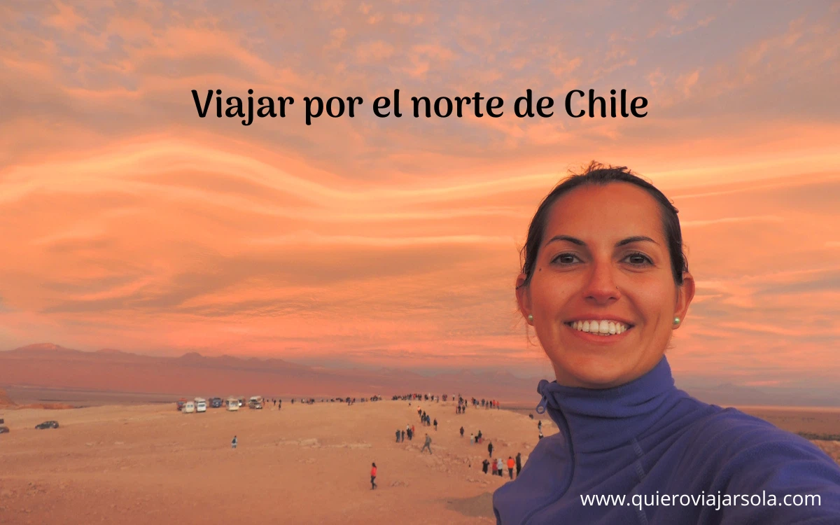 Yo viendo un atardecer increíble en San Pedro de Atacama