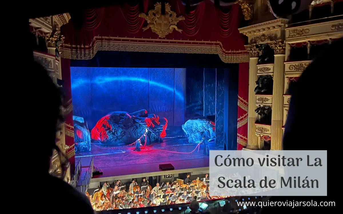 Ensayo de un espectáculo desde un palco