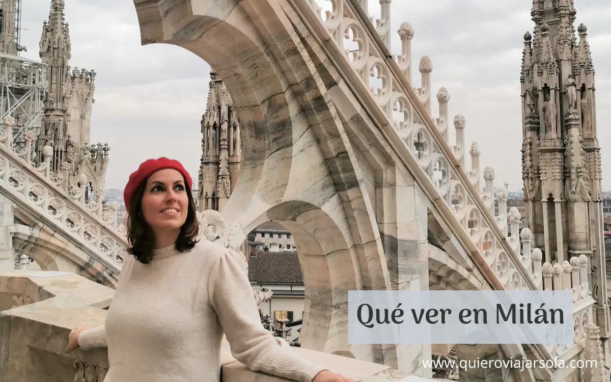 Yo en las terrazas del Duomo