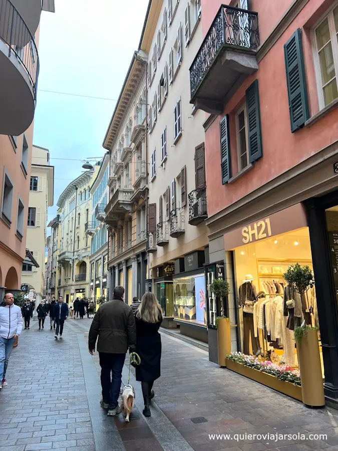 Tramo de la calle Nassa