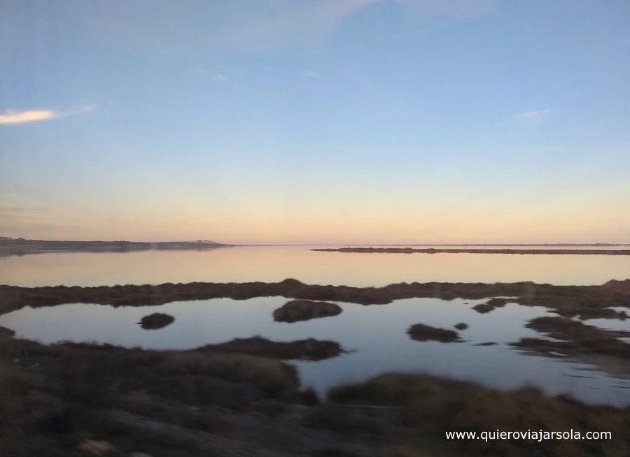 Vistas de una de las lagunas