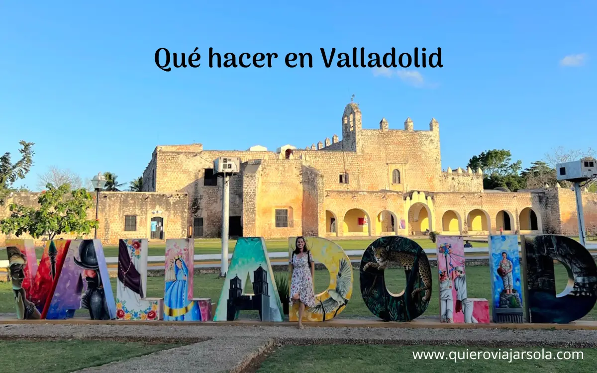 Yo en las letras de Valladolid