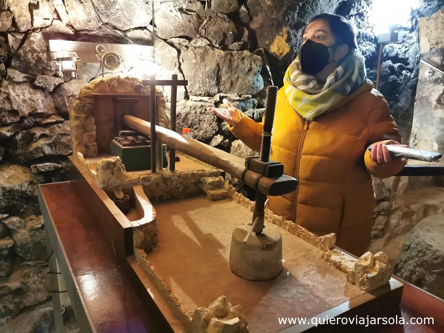 Miniatura de la prensa de la bodega