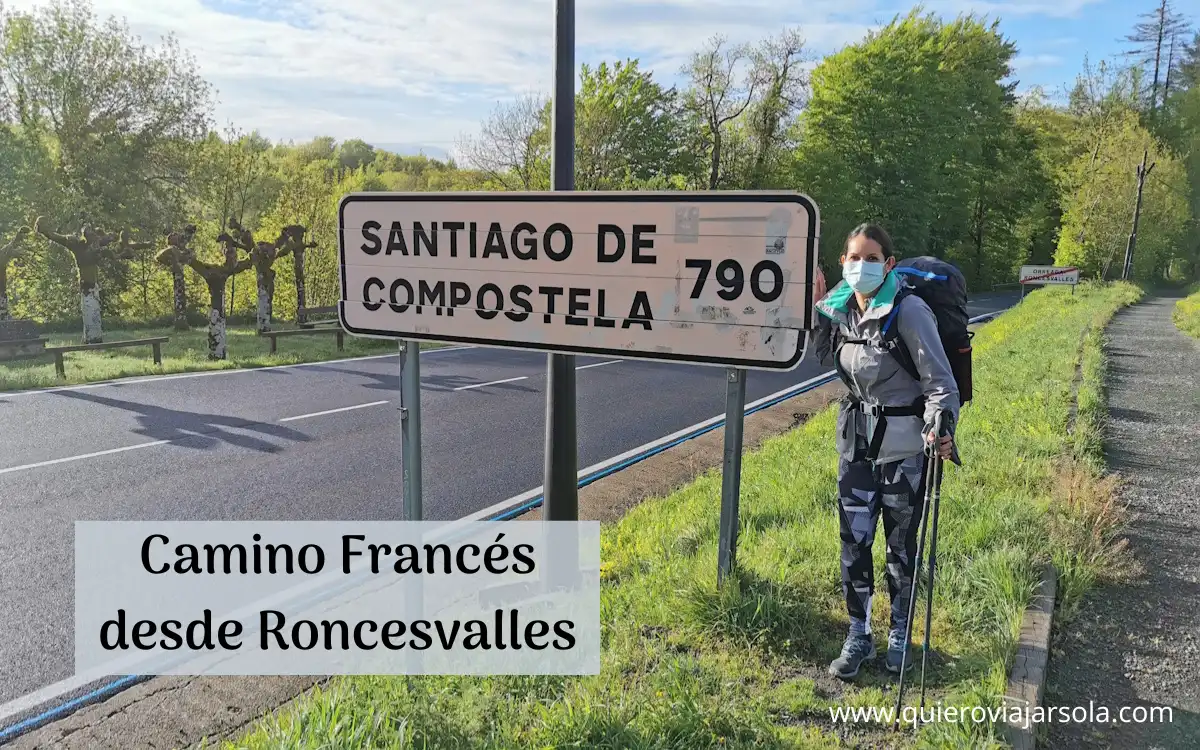 Yo en Roncesvalles comenzando el Camino Francés