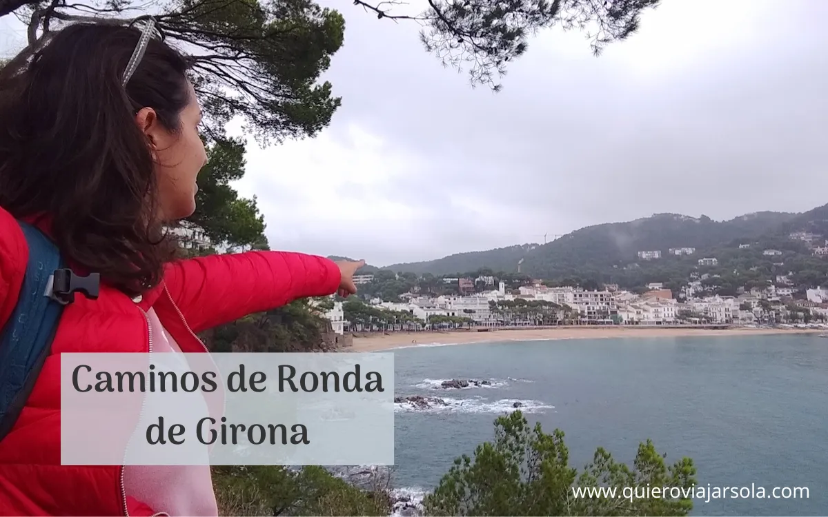 Yo viendo Llafranc desde su Camino de Ronda