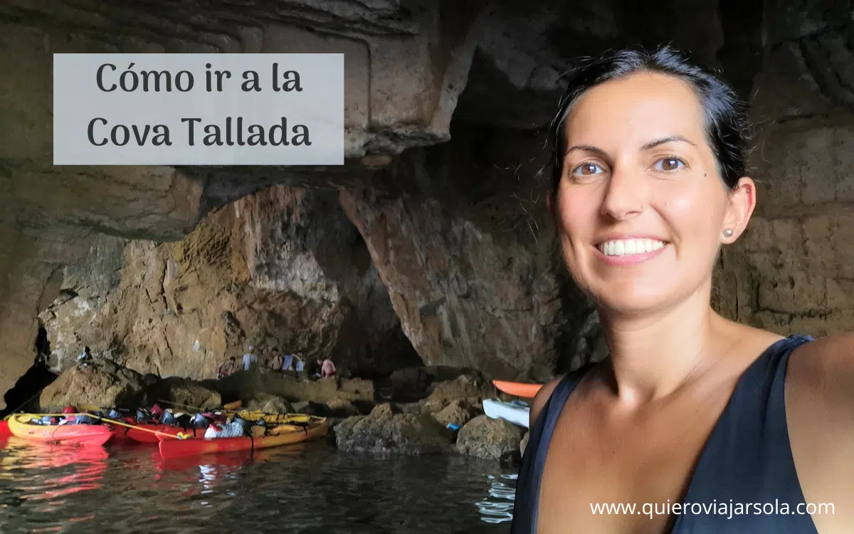 Yo en la Cova Tallada