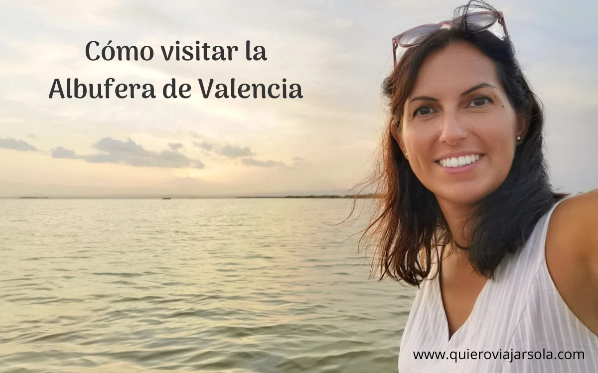Yo en la Albufera de Valencia al atardecer