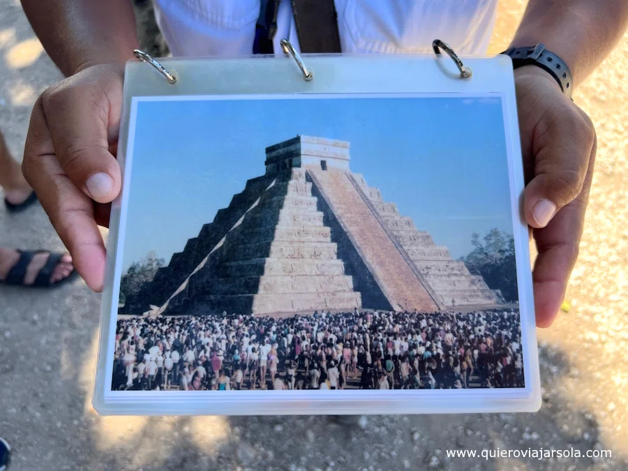 Fotografía del guía de un equinoccio