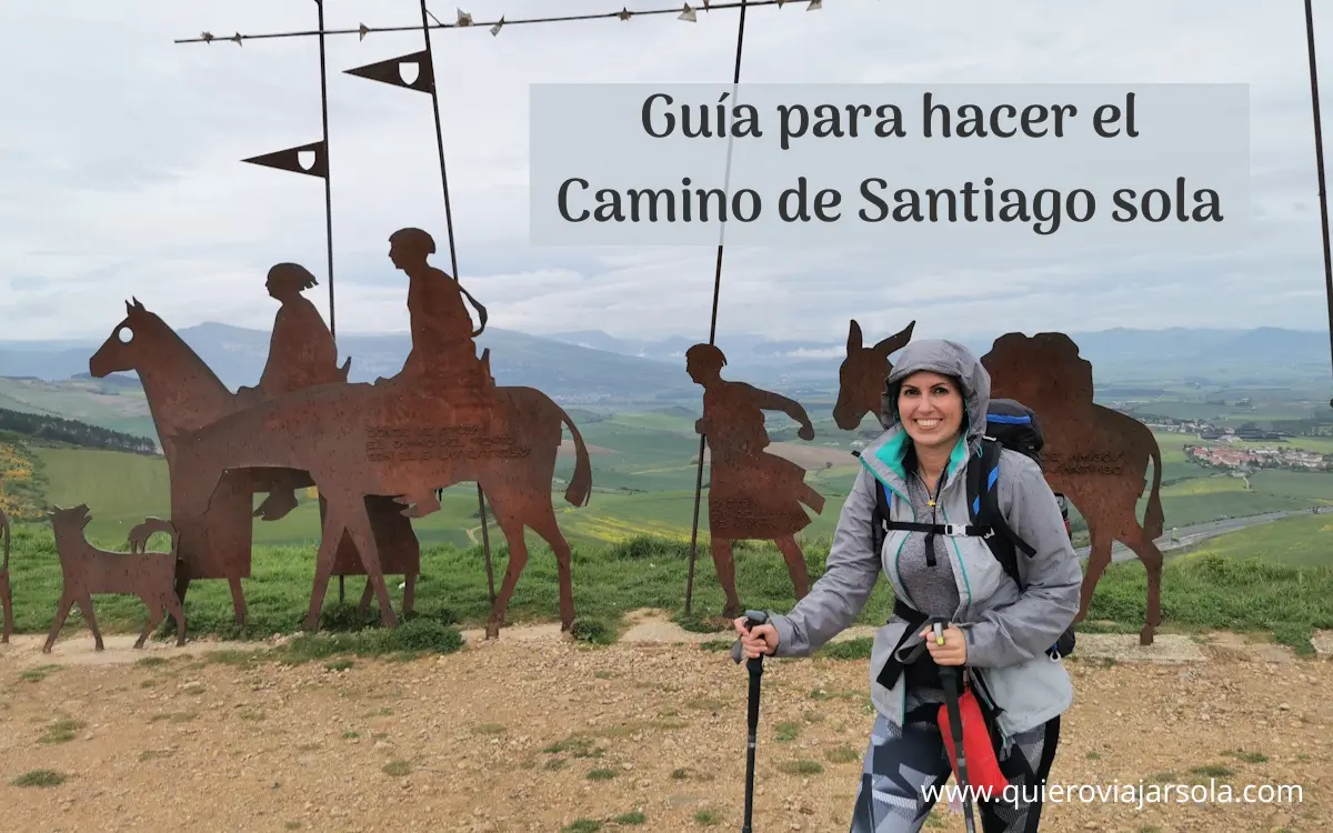 Yo en el Alto del Perdón (Camino Francés)