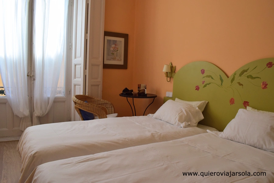Mi habitación en el hostal Fornos