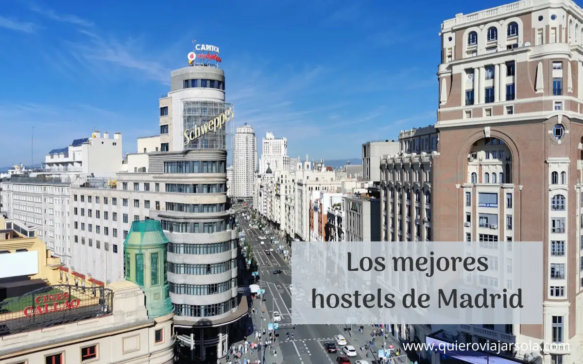 Vista de la Gran Vía de Madrid