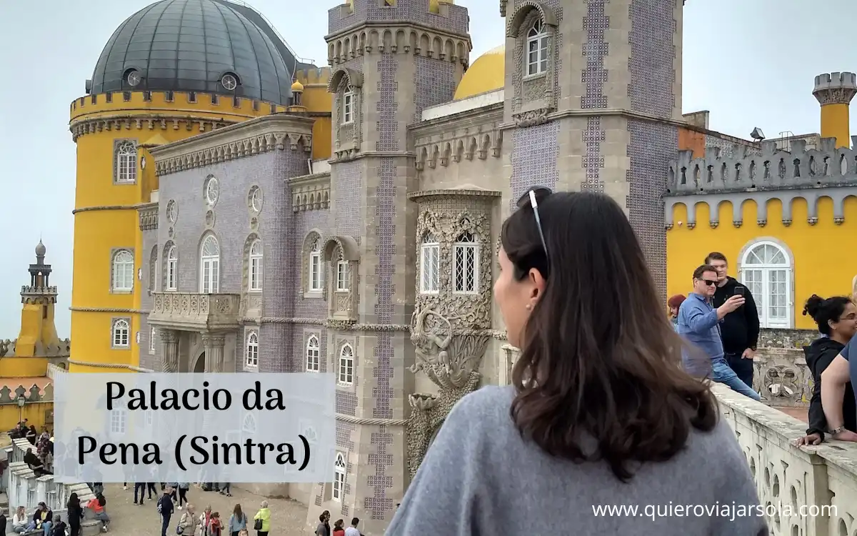 Yo en el Palacio da Pena en Sintra