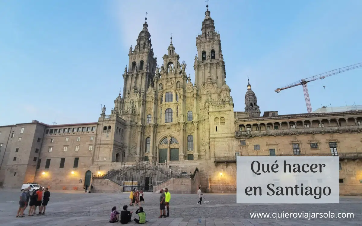 Catedral de Santiago de Compostela al atardecer