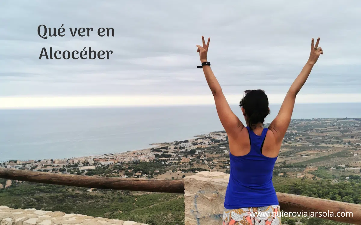 Yo en lo alto de la ermita de Santa Lucía en Alcocéber