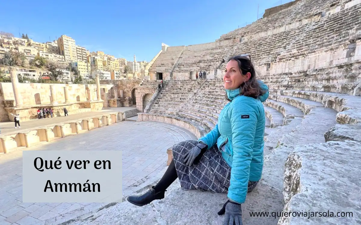 Yo en el Teatro de Ammán
