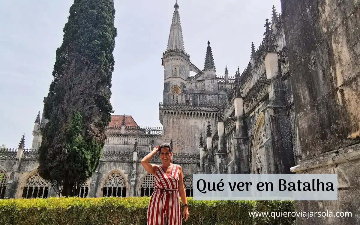 Yo en el Monasterio de Batalha