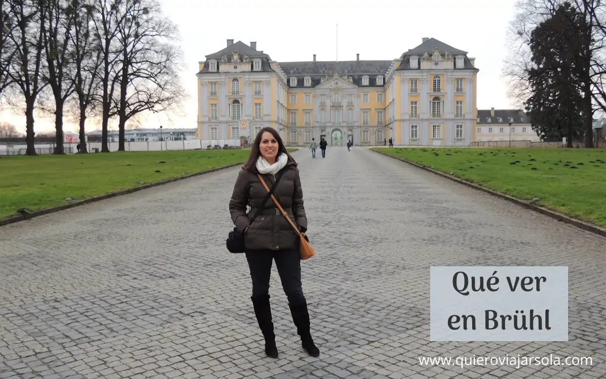 Yo en el Palacio de Augustusburg