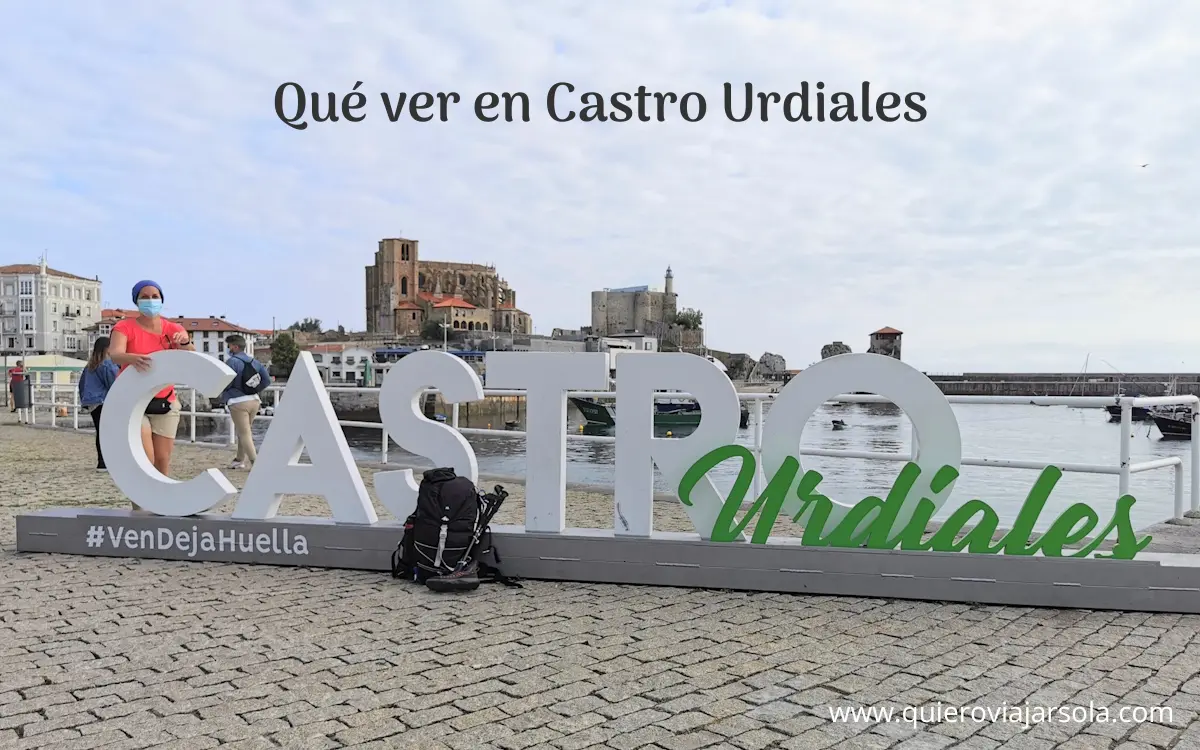 Mi mochila y yo en las letras de Castro Urdiales