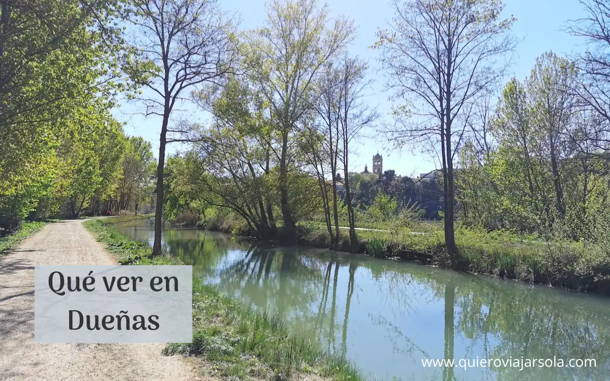 Canal de Castilla en Dueñas