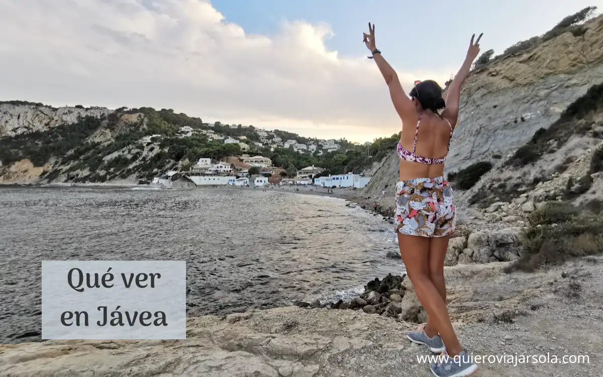 Yo en una de las playas de Jávea