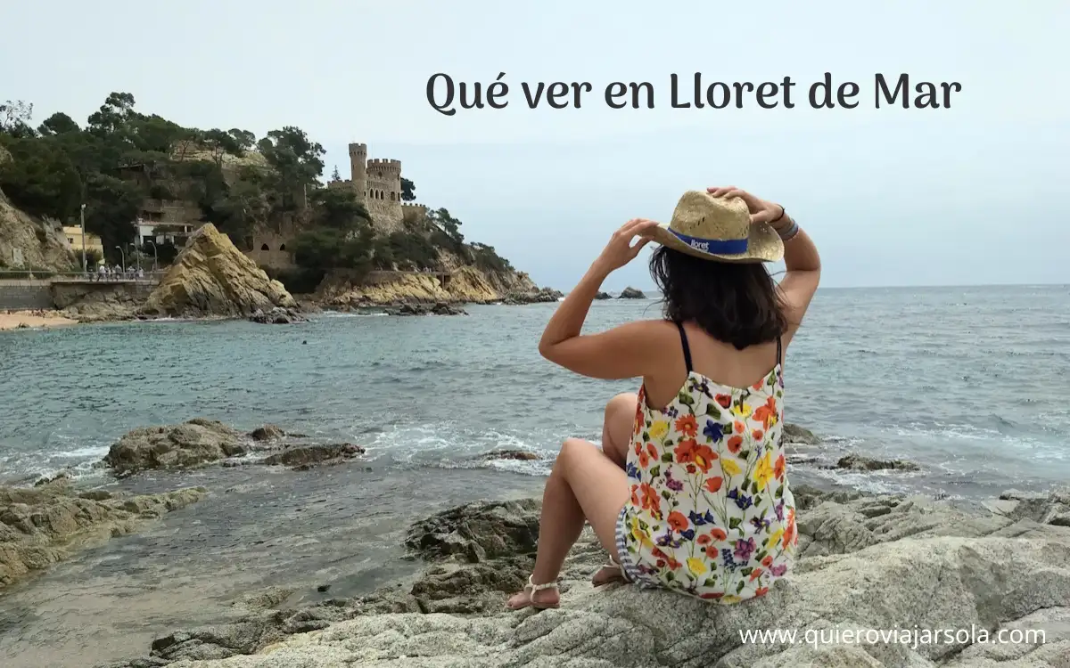 Yo en la costa de Lloret de Mar