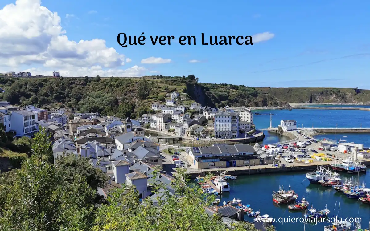 Vista panorámica de Luarca