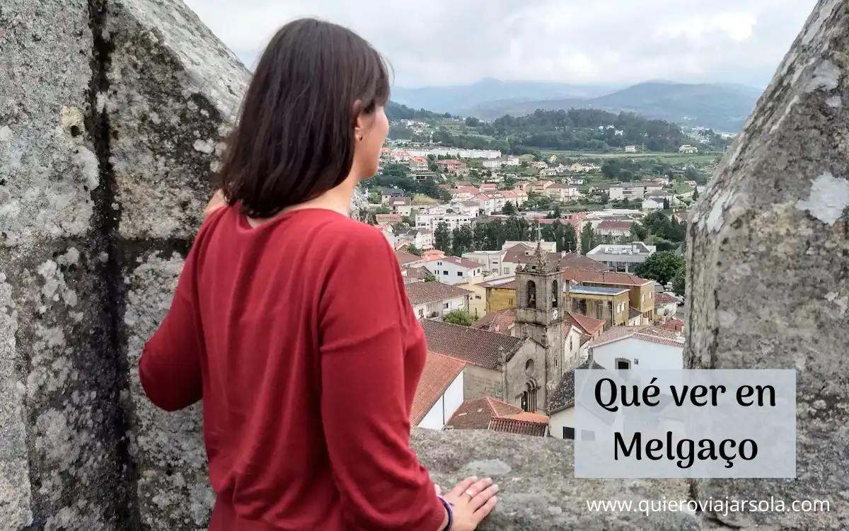 Yo en el castillo de Melgaço