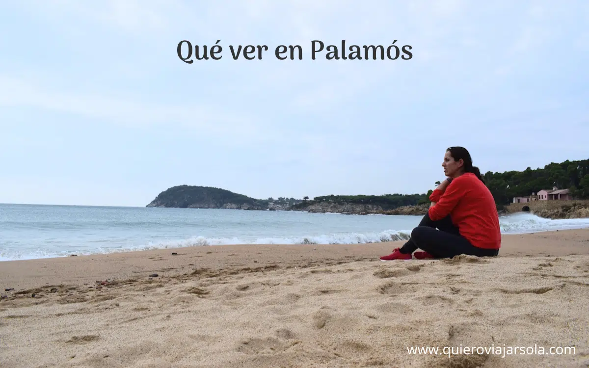 Yo en una playa de Palamós