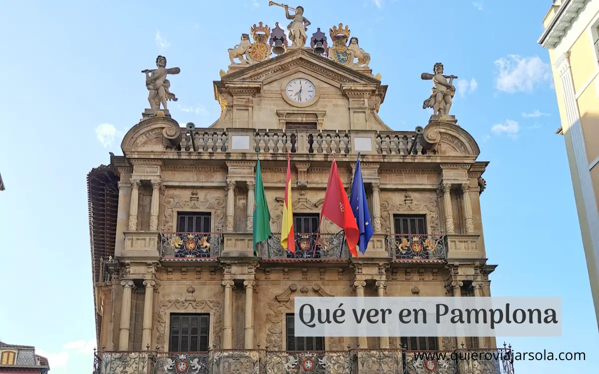 Fachada del Ayuntamiento de Pamplona