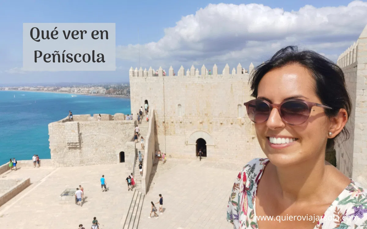 Yo en el castillo de Peñíscola