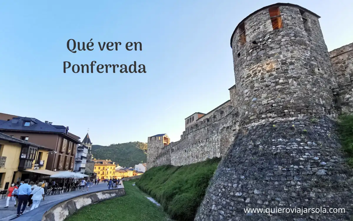 Exterior del Castillo de los Templarios de Ponferrada