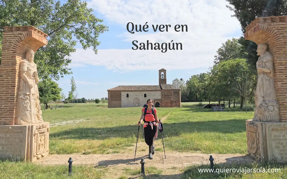 Yo en la ermita de la Virgen del Puente de Sahagún