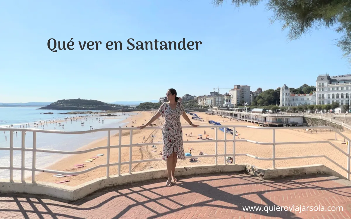 Yo en la playa del Sardinero de Santander