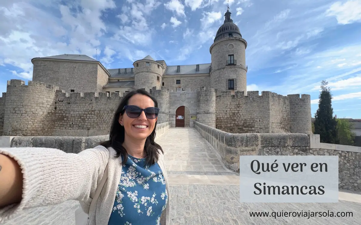 Yo en el castillo de Simancas