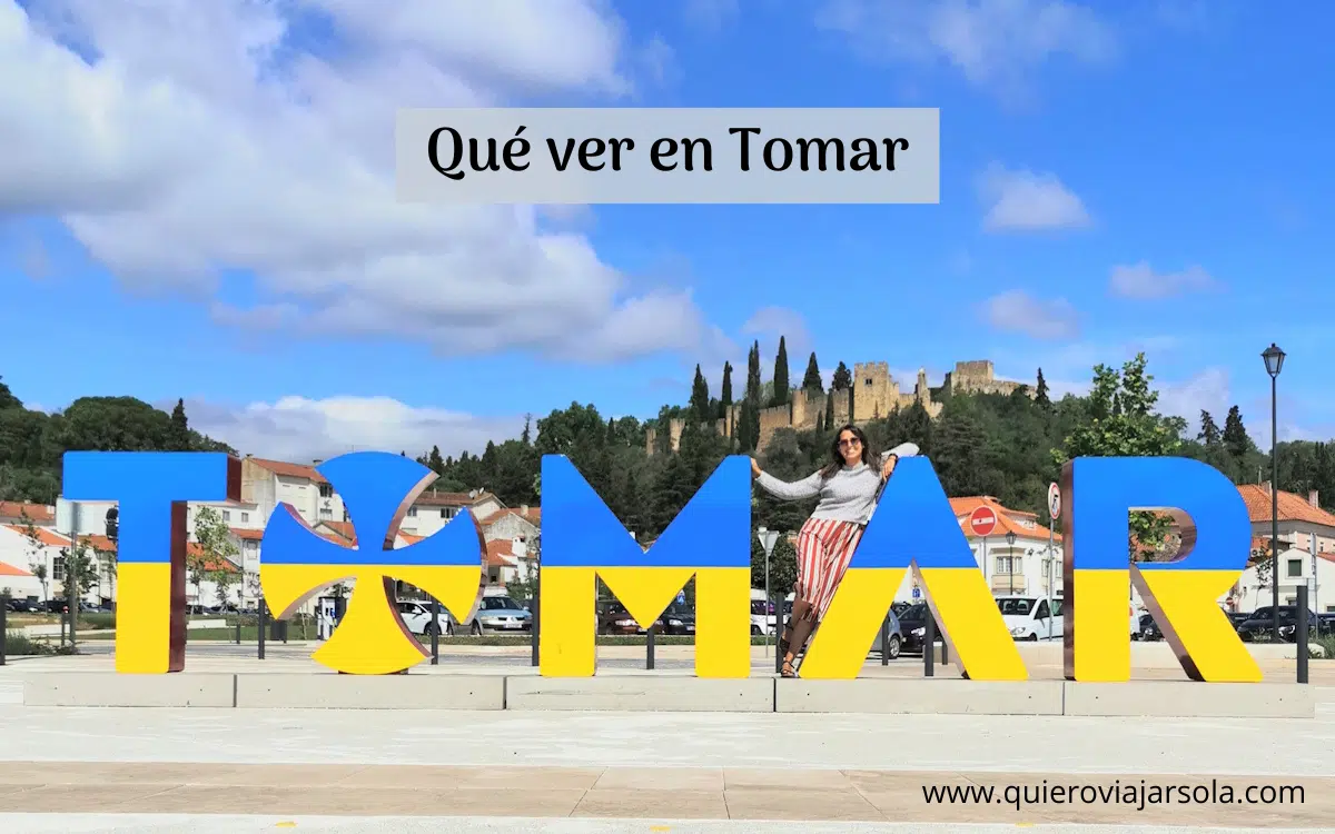 Yo en las letras de Tomar Portugal