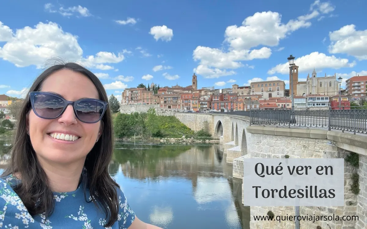 Yo en el puente de Tordesillas