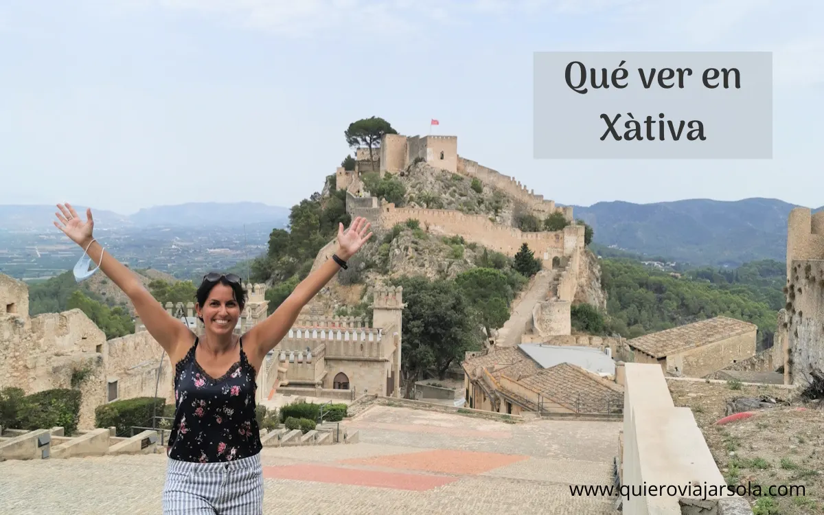Yo en el castillo de Játiva
