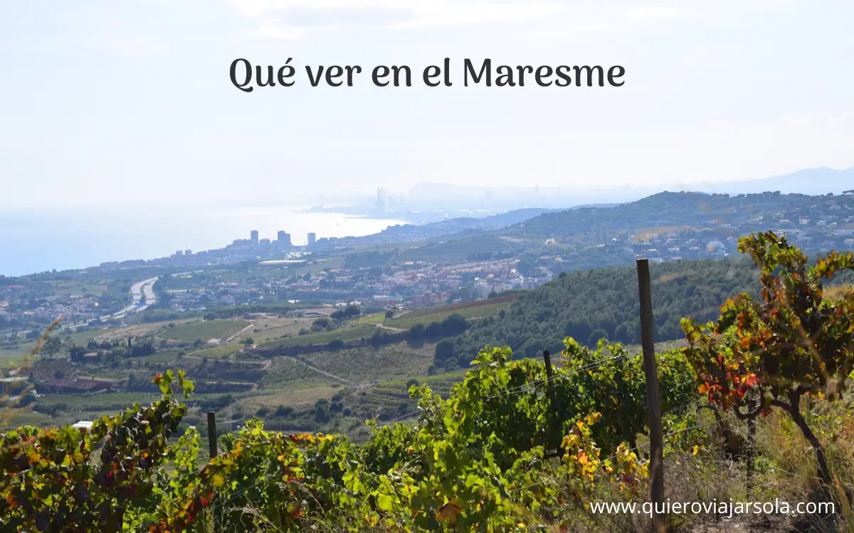 Vista de la Costa del Maresme