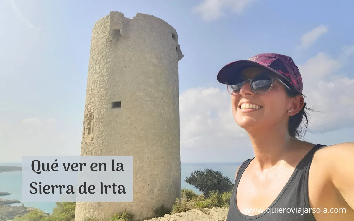 Yo en la Sierra de Irta
