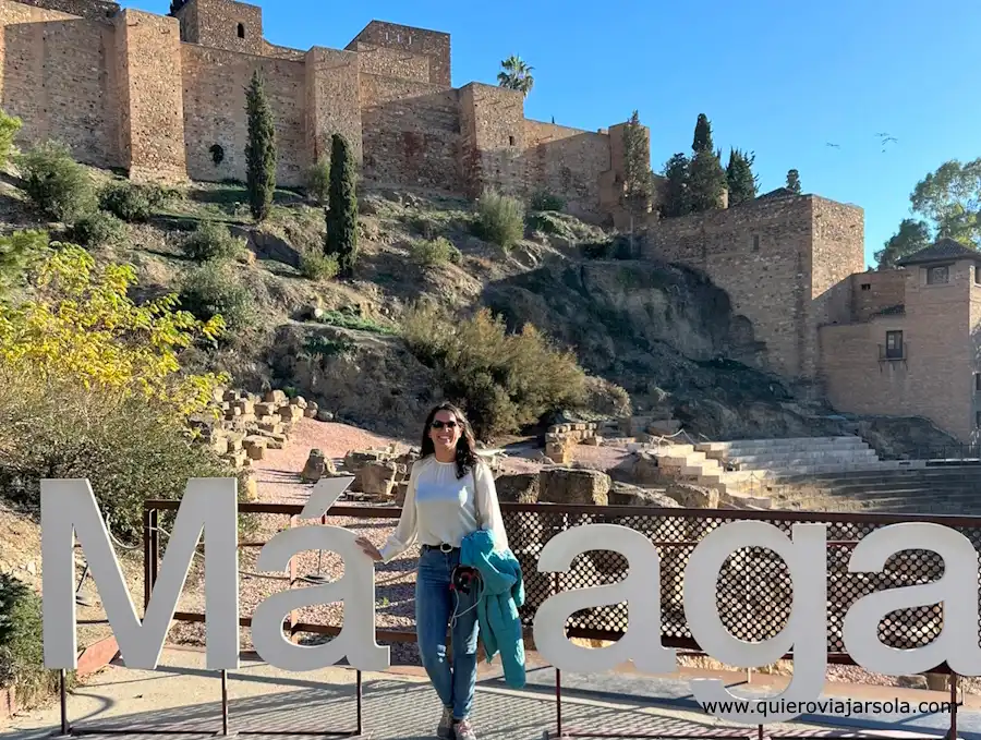 Yo en las letras de Málaga