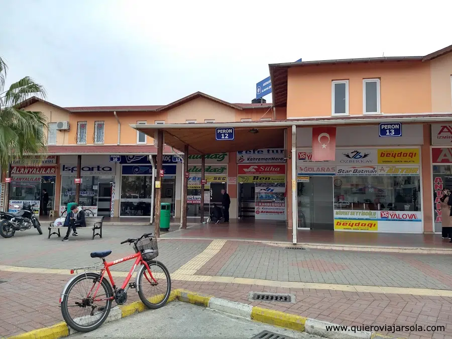 Andenes en la estación
