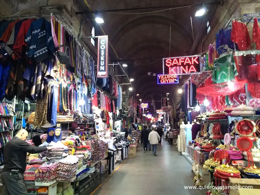 Pasillo del bazar