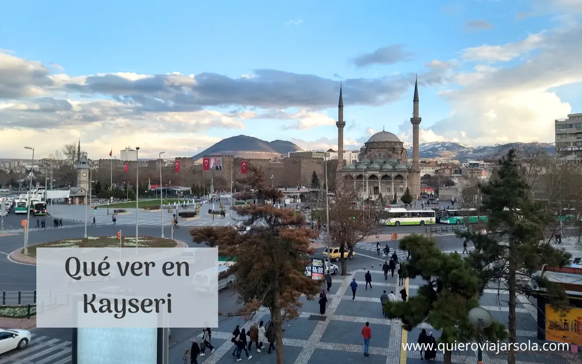 Vista del centro de Kayseri