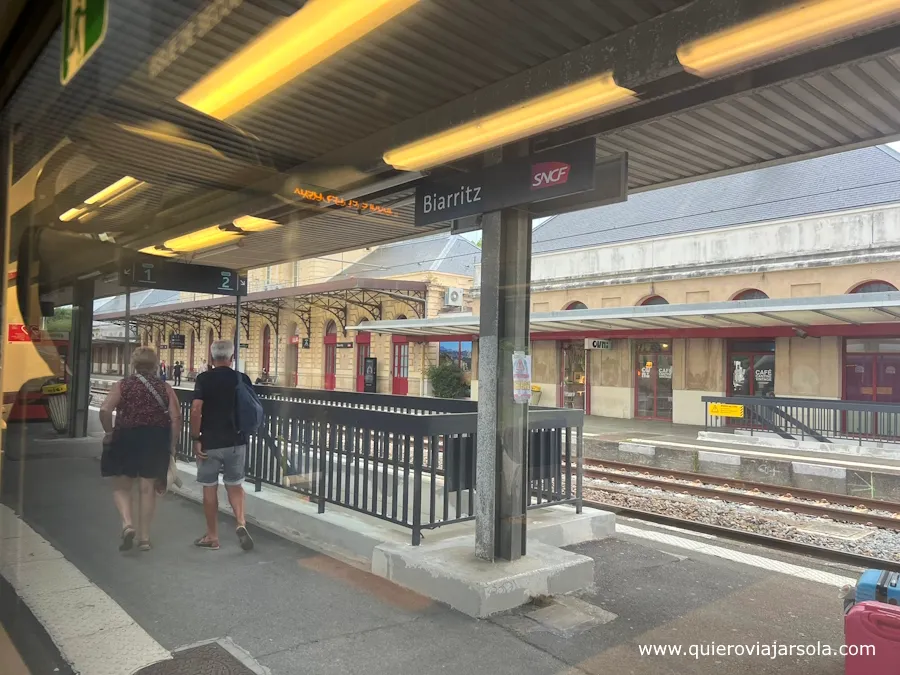 Andenes de la estación
