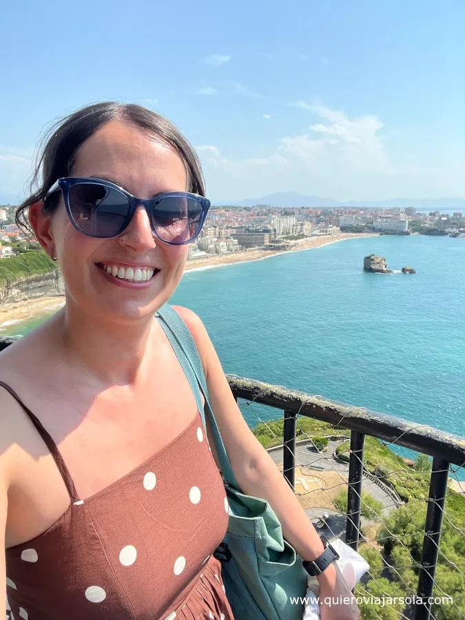 Yo en lo alto del faro viendo las vistas