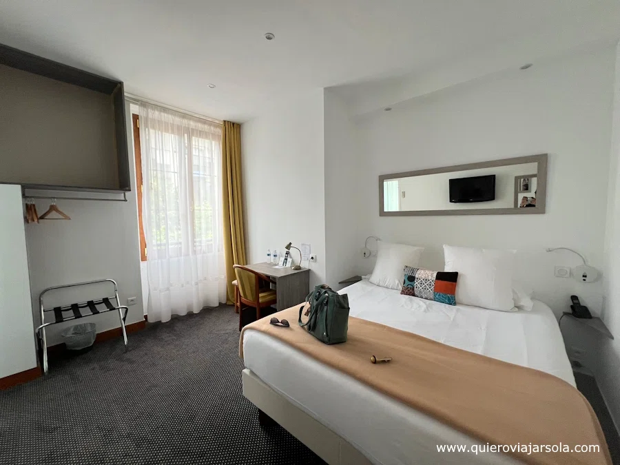 Mi habitación en el hotel de Hendaya